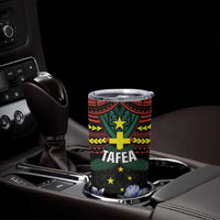 Personalised Vanuatu Tafea Province Tumbler Cup Unique Tropical Tribal Pattern LT01 - Polynesian Pride
