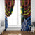 Personalised Vanuatu Tafea Province Window Curtain Unique Tropical Tribal Pattern