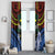 Personalised Vanuatu Tafea Province Window Curtain Unique Tropical Tribal Pattern