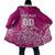 Custom New Zealand Rugby Silver Fern Cloak Aotearoa Kiwi Maori Pink Version - Polynesian Pride