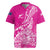 Custom New Zealand Rugby Silver Fern Rugby Jersey Aotearoa Kiwi Maori Pink Version - Polynesian Pride