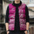 Custom New Zealand Rugby Silver Fern Sleeveless Puffer Jacket Aotearoa Kiwi Maori Pink Version - Polynesian Pride