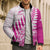 Custom New Zealand Rugby Silver Fern Bomber Puffer Jacket Aotearoa Maori Pink Version - Polynesian Pride