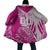 Custom New Zealand Rugby Silver Fern Cloak Aotearoa Maori Pink Version - Polynesian Pride