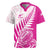 Custom New Zealand Rugby Silver Fern Rugby Jersey Aotearoa Maori Pink Version - Polynesian Pride