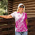 Custom New Zealand Rugby Silver Fern Women Polo Shirt Aotearoa Maori Pink Version - Polynesian Pride