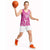 New Zealand Silver Fern Rugby All Pink Basketball Jersey Maori Tiki Player With Ta Moko Tribal - Polynesian Pride
