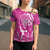 New Zealand Silver Fern Rugby All Pink Cross Shoulder Shirt Maori Tiki Player With Ta Moko Tribal - Polynesian Pride
