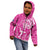 New Zealand Silver Fern Rugby All Pink Kid Hoodie Maori Tiki Player With Ta Moko Tribal - Polynesian Pride