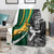 New Zealand and South Africa Rugby Blanket Silver Fern Protea Pattern World Cup 2023 LT01 - Polynesian Pride