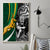 New Zealand and South Africa Rugby Canvas Wall Art Silver Fern Protea Pattern World Cup 2023 LT01 - Polynesian Pride