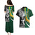 Custom New Zealand and South Africa Rugby Couples Matching Puletasi Dress and Hawaiian Shirt Silver Fern Protea Pattern World Cup 2023 LT01 - Polynesian Pride