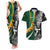 Custom New Zealand and South Africa Rugby Couples Matching Tank Maxi Dress and Hawaiian Shirt Silver Fern Protea Pattern World Cup 2023 LT01 Art - Polynesian Pride