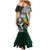 Custom New Zealand and South Africa Rugby Family Matching Mermaid Dress and Hawaiian Shirt Silver Fern Protea Pattern World Cup 2023 LT01 - Polynesian Pride