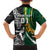 Custom New Zealand and South Africa Rugby Family Matching Off Shoulder Long Sleeve Dress and Hawaiian Shirt Silver Fern Protea Pattern World Cup 2023 LT01 - Polynesian Pride