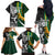 Custom New Zealand and South Africa Rugby Family Matching Off Shoulder Long Sleeve Dress and Hawaiian Shirt Silver Fern Protea Pattern World Cup 2023 LT01 - Polynesian Pride