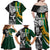 Custom New Zealand and South Africa Rugby Family Matching Off Shoulder Maxi Dress and Hawaiian Shirt Silver Fern Protea Pattern World Cup 2023 LT01 - Polynesian Pride