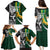 Custom New Zealand and South Africa Rugby Family Matching Puletasi Dress and Hawaiian Shirt Silver Fern Protea Pattern World Cup 2023 LT01 - Polynesian Pride