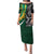 Custom New Zealand and South Africa Rugby Family Matching Puletasi Dress and Hawaiian Shirt Silver Fern Protea Pattern World Cup 2023 LT01 Mom's Dress Art - Polynesian Pride