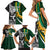 Custom New Zealand and South Africa Rugby Family Matching Short Sleeve Bodycon Dress and Hawaiian Shirt Silver Fern Protea Pattern World Cup 2023 LT01 - Polynesian Pride