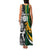 Custom New Zealand and South Africa Rugby Family Matching Tank Maxi Dress and Hawaiian Shirt Silver Fern Protea Pattern World Cup 2023 LT01 - Polynesian Pride