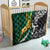 New Zealand and South Africa Rugby Quilt Silver Fern Protea Pattern World Cup 2023 LT01 - Polynesian Pride