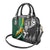 New Zealand and South Africa Rugby Shoulder Handbag Silver Fern Protea Pattern World Cup 2023 LT01 - Polynesian Pride