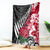 New Zealand and England Rugby Blanket Silver Fern With Red Rose World Cup 2023 LT01 Art - Polynesian Pride