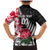 Custom New Zealand and England Rugby Family Matching Mermaid Dress and Hawaiian Shirt Silver Fern With Red Rose World Cup 2023 LT01 - Polynesian Pride