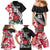 Custom New Zealand and England Rugby Family Matching Mermaid Dress and Hawaiian Shirt Silver Fern With Red Rose World Cup 2023 LT01 - Polynesian Pride