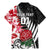 Custom New Zealand and England Rugby Family Matching Mermaid Dress and Hawaiian Shirt Silver Fern With Red Rose World Cup 2023 LT01 - Polynesian Pride