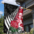 New Zealand and England Rugby Garden Flag Silver Fern With Red Rose World Cup 2023 LT01 - Polynesian Pride