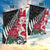 New Zealand and England Rugby Garden Flag Silver Fern With Red Rose World Cup 2023 LT01 - Polynesian Pride