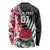 Custom New Zealand and England Rugby Long Sleeve Shirt Silver Fern With Red Rose World Cup 2023 LT01 - Polynesian Pride