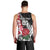 Custom New Zealand and England Rugby Men Tank Top Silver Fern With Red Rose World Cup 2023 LT01 - Polynesian Pride