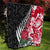 New Zealand and England Rugby Quilt Silver Fern With Red Rose World Cup 2023 LT01 - Polynesian Pride