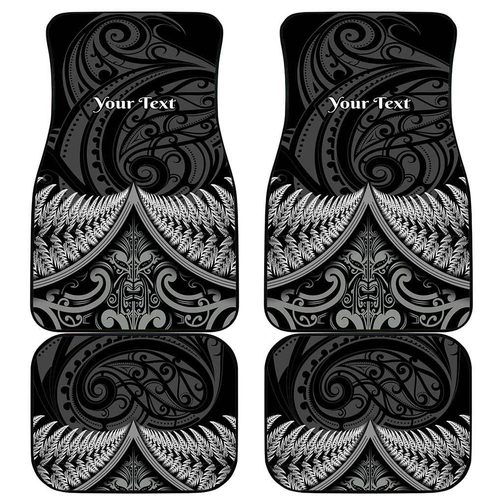 Toitu Te Tiriti Aotearoa Silver Fern Car Mats New Zealand Maori Pattern LT01 - Polynesian Pride
