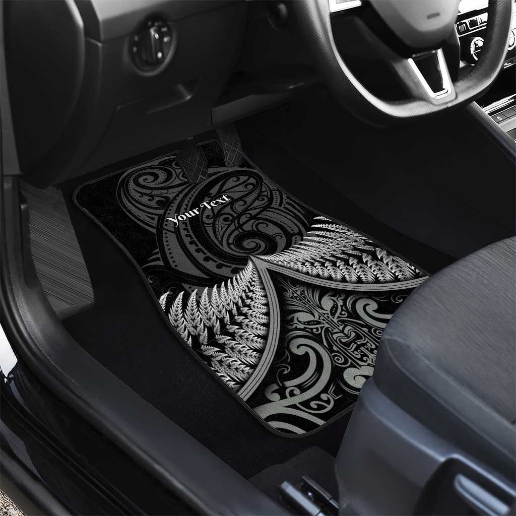 Toitu Te Tiriti Aotearoa Silver Fern Car Mats New Zealand Maori Pattern LT01 - Polynesian Pride
