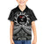 Personalised Toitu Te Tiriti Aotearoa Silver Fern Kid Hawaiian Shirt New Zealand Maori Pattern