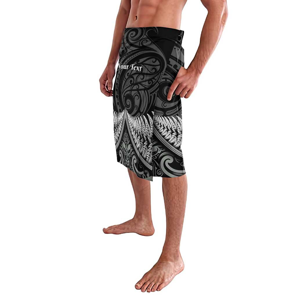 Personalised Toitu Te Tiriti Aotearoa Silver Fern Lavalava New Zealand Maori Pattern LT01 - Polynesian Pride