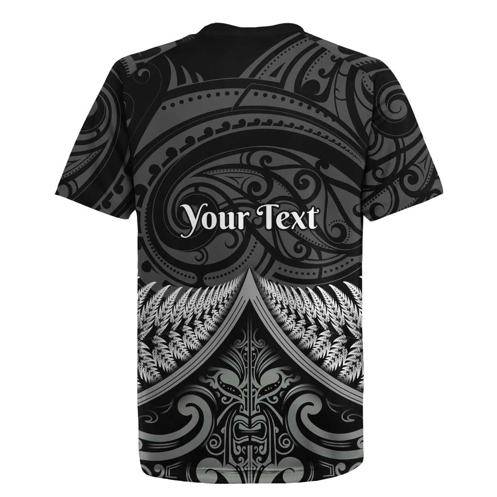 Personalised Toitu Te Tiriti Aotearoa Silver Fern Rugby Jersey New Zealand Maori Pattern