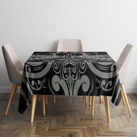 Toitu Te Tiriti Aotearoa Silver Fern Tablecloth New Zealand Maori Pattern LT01 - Polynesian Pride