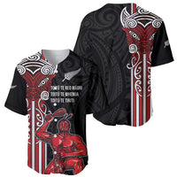 Toitu Te Reo Maori Toitu Te Whenua Toitu Te Tiriti Baseball Jersey Maori Warrior New Zealand