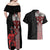 Toitu Te Reo Maori Toitu Te Whenua Toitu Te Tiriti Couples Matching Off Shoulder Maxi Dress and Hawaiian Shirt Maori Warrior New Zealand