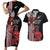 Toitu Te Reo Maori Toitu Te Whenua Toitu Te Tiriti Couples Matching Short Sleeve Bodycon Dress and Hawaiian Shirt Maori Warrior New Zealand