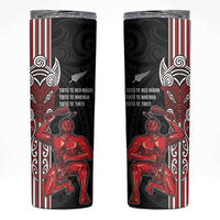 Toitu Te Reo Maori Toitu Te Whenua Toitu Te Tiriti Skinny Tumbler Maori Warrior