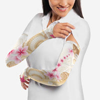 Beige Frangipani Sea Shell Arm Sleeves Starfish Polynesian Pattern LT01 - Polynesian Pride