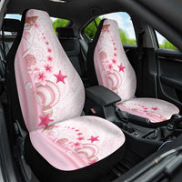 Pink Plumeria Sea Shell Car Seat Cover Starfish Polynesian Pattern LT01 One Size Pink - Polynesian Pride