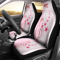 Pink Plumeria Sea Shell Car Seat Cover Starfish Polynesian Pattern LT01 - Polynesian Pride