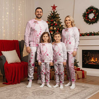 Pink Plumeria Sea Shell Christmas Pajama Set Starfish Polynesian Pattern LT01 - Polynesian Pride
